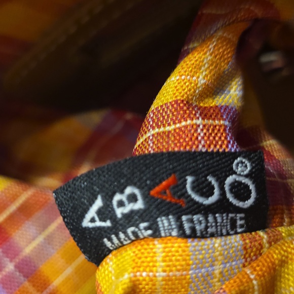 Rare OCABA/Abaco Paris Reversible Purple Shoulder Bag – Made in France - Picture 2 of 15